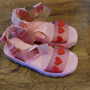 Lazy Oaf X Mellisa Platform Heart Sandals